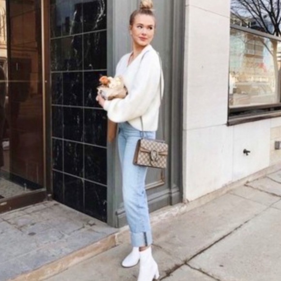 NWOT Zara Merino Wool Cream Sweater - Picture 4 of 4